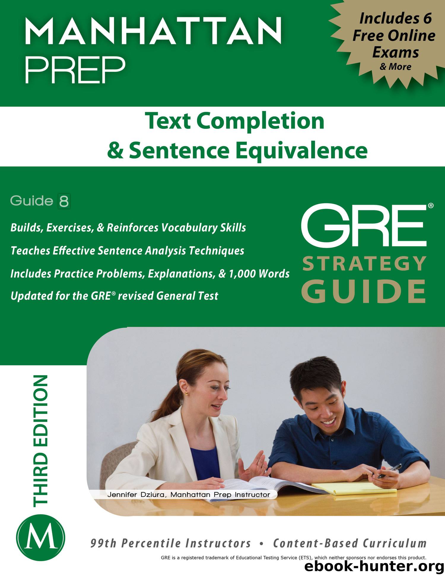 Text Completion & Sentence Equivalence GRE Strategy Guide by Manhattan Prep