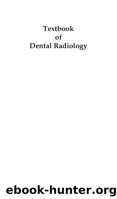 Textbook of Dental Radiology by Unknown