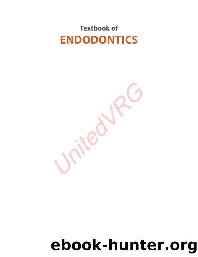 Textbook of Endodontics by Unknown