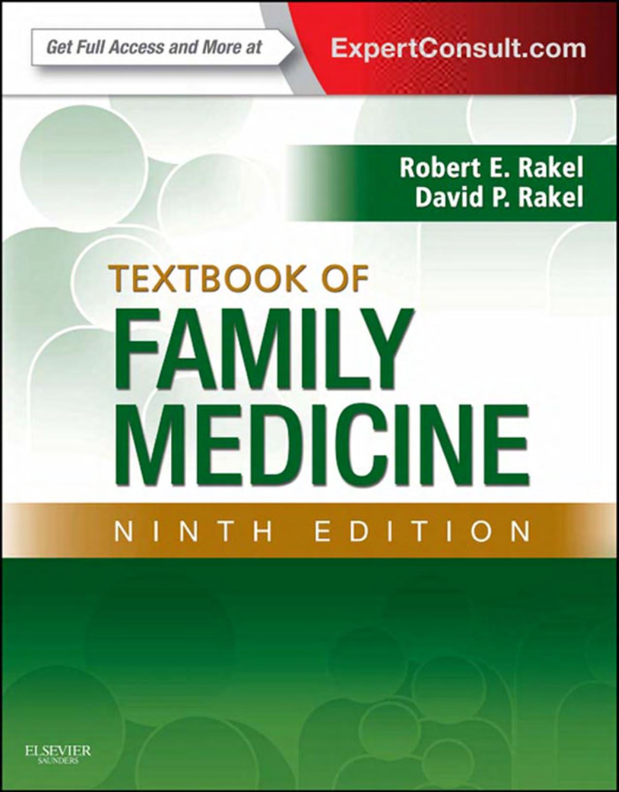 Textbook of Family Medicine by Robert E. Rakel David P. Rakel