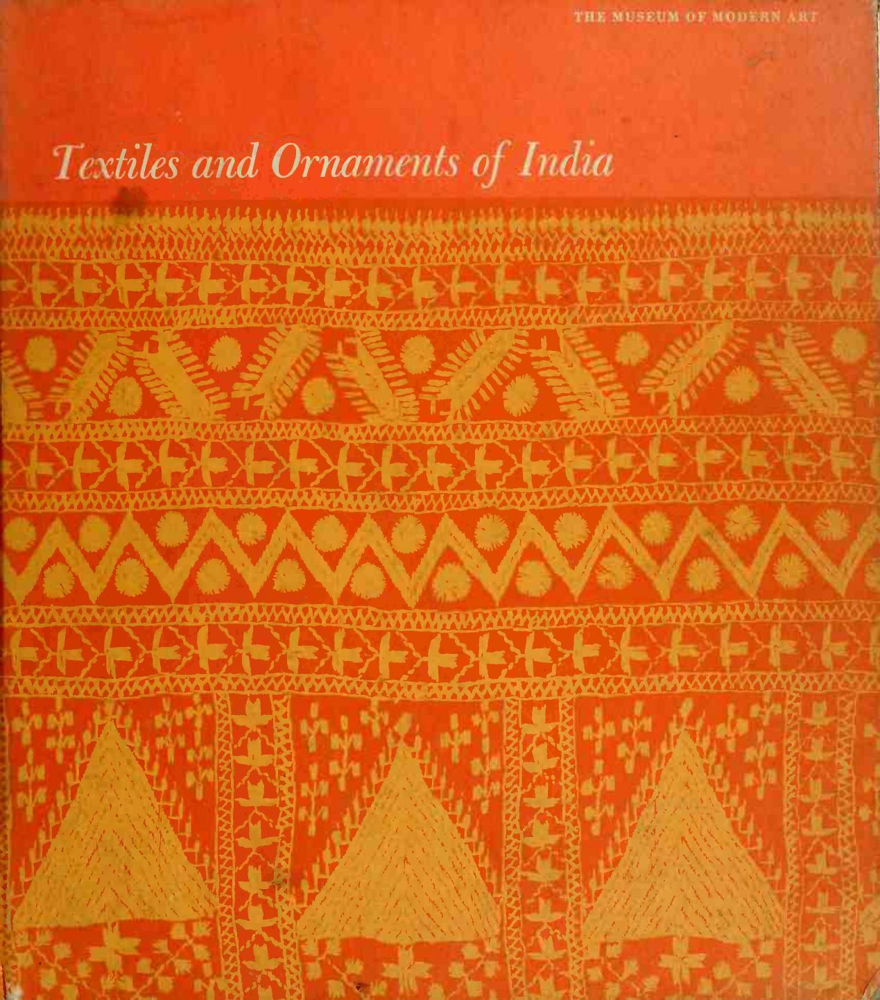 Textiles and ornaments of India (Art Ebook) by Unknown