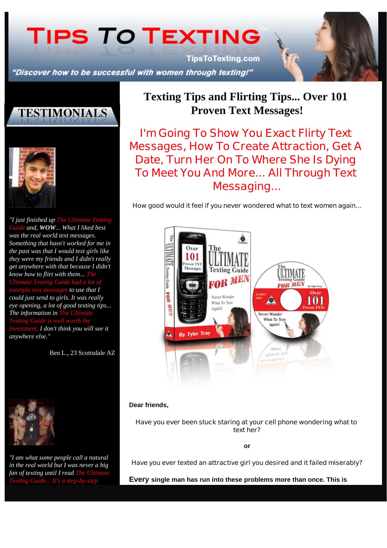 Texting Tips For Men - Everything A Man Needs To Know About Texting. by Best of Kuszter's Collection