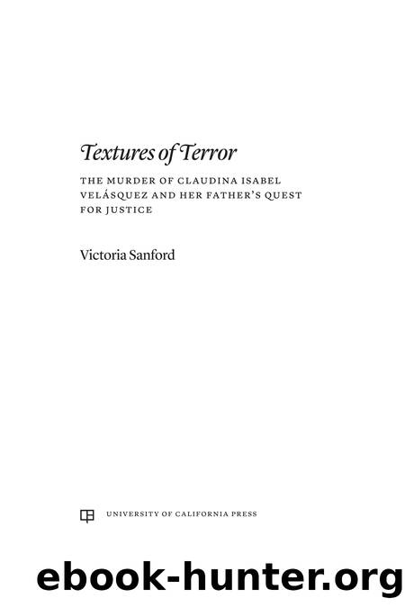 Textures of Terror by Victoria Sanford