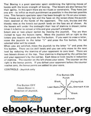 Thai Boxing - Manual by Paul Thompson