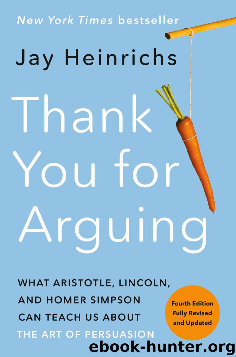 Thank You for Arguing (Revised and Updated) by Jay Heinrichs