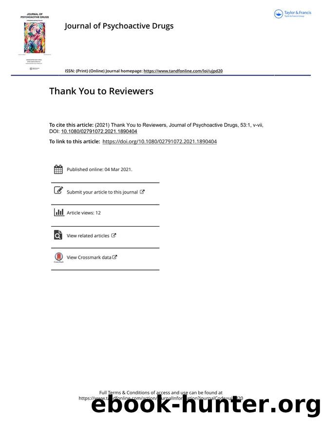 Thank You to Reviewers by Unknown