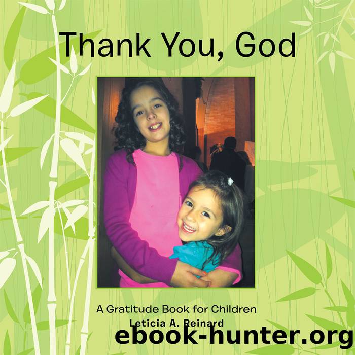 Thank You, God by leticia a. reinard