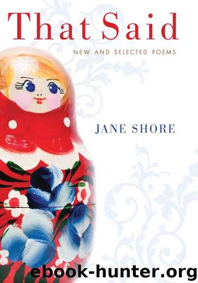 That Said by Jane Shore
