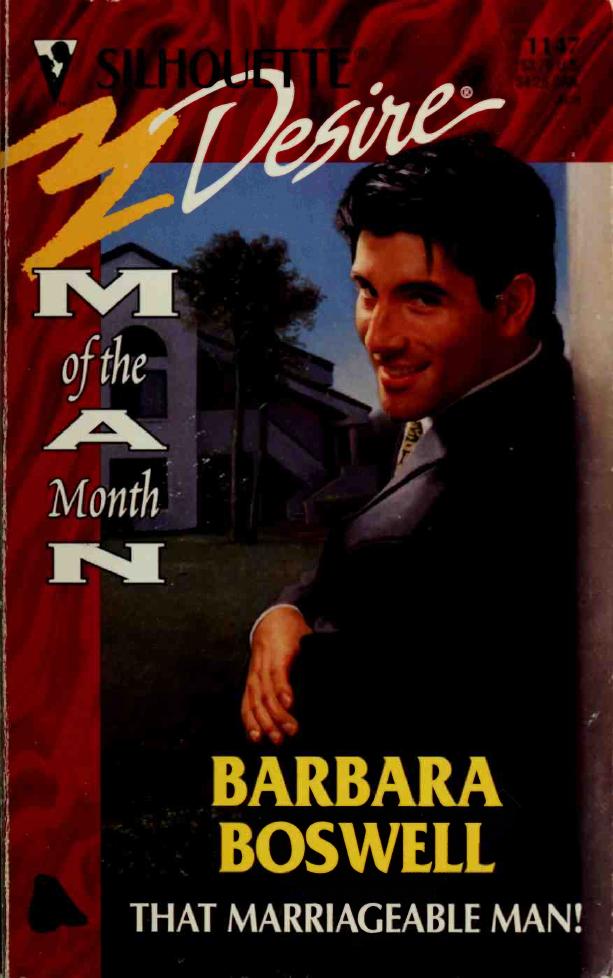 That marriageable man! by Boswell Barbara