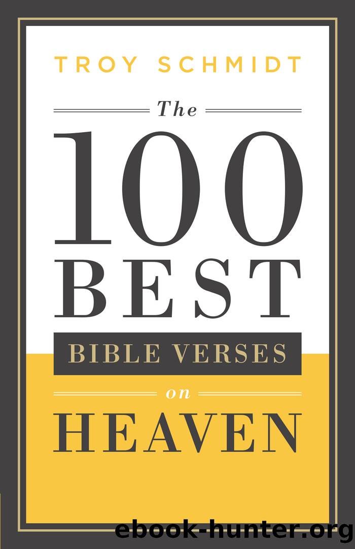 The 100 Best Bible Verses on Heaven by Troy Schmidt