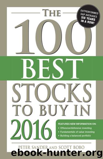 The 100 Best Stocks to Buy in 2016 by Peter Sander & Scott Bobo