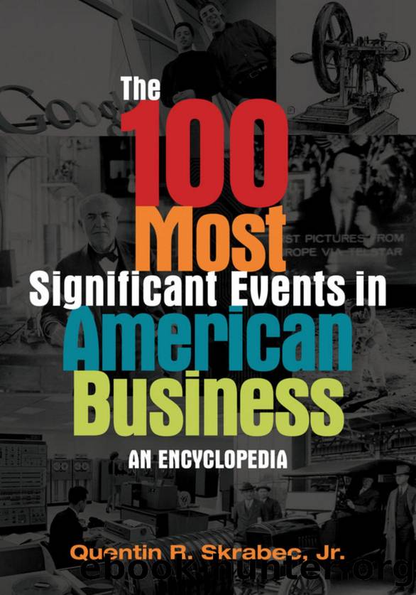 The 100 most significant events in American business : an encyclopedia by The 100 Most Significant Events in American Business An Encyclopedia-Greenwood (2012)