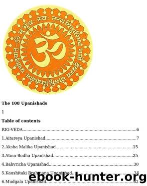 The 108 Upanishads with PDF Index by olivier