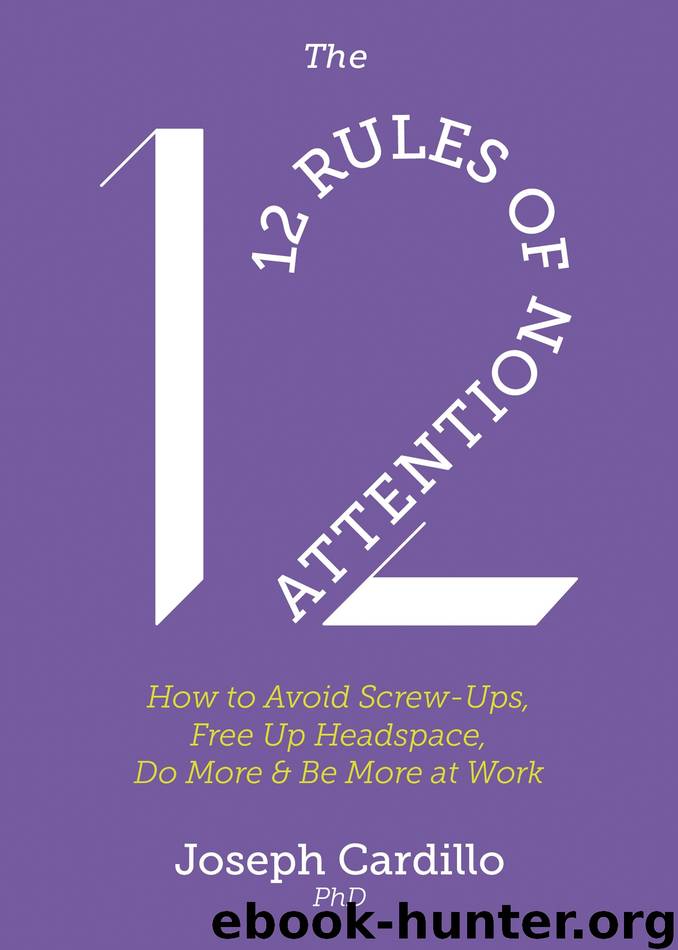 The 12 Rules of Attention by Joseph Cardillo