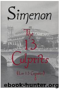 The 13 Culprits by Georges Simenon