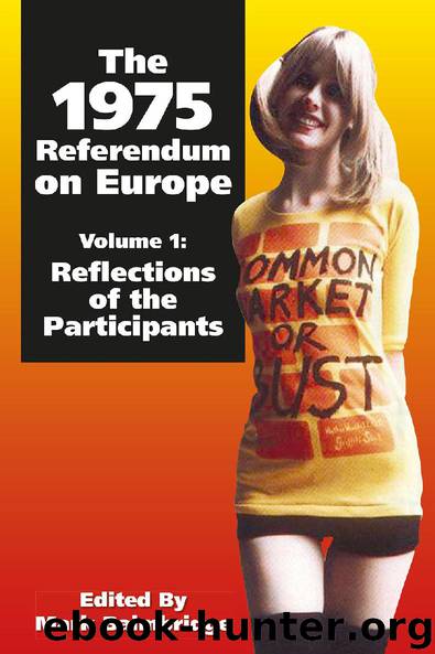 The 1975 Referendum on Europe - Volume 1 by Mark Baimbridge