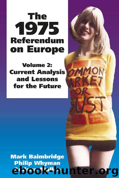 The 1975 Referendum on Europe - Volume 2 by Mark Baimbridge