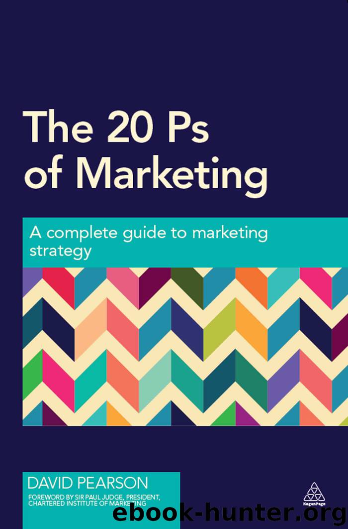 The 20 Ps of Marketing: A Complete Guide to Marketing Strategy by David Pearson