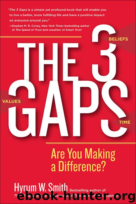 The 3 Gaps: Are You Making a Difference? by Hyrum W. Smith