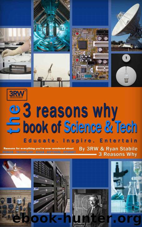 The 3 Reasons Why Book of Science & Tech: Reasons for everything you've ever wondered about science, technology, software, space, the internet and more by 3RW & Ryan Stabile