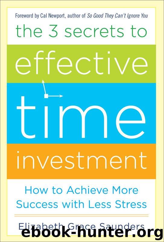 The 3 Secrets to Effective Time Investment by Elizabeth Grace Saunders