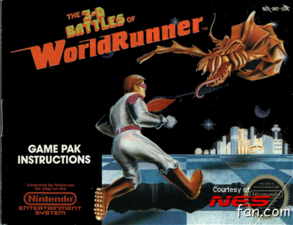 The 3-D Battles of WorldRunner by JoAnkhamun; NESfan.com