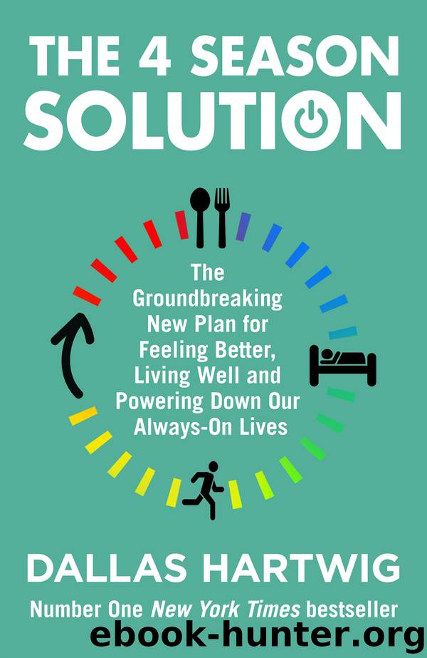 The 4 Season Solution: The Groundbreaking New Plan for Feeling Better, Living Well, and Powering Down Our Always-On Lives by Dallas Hartwig