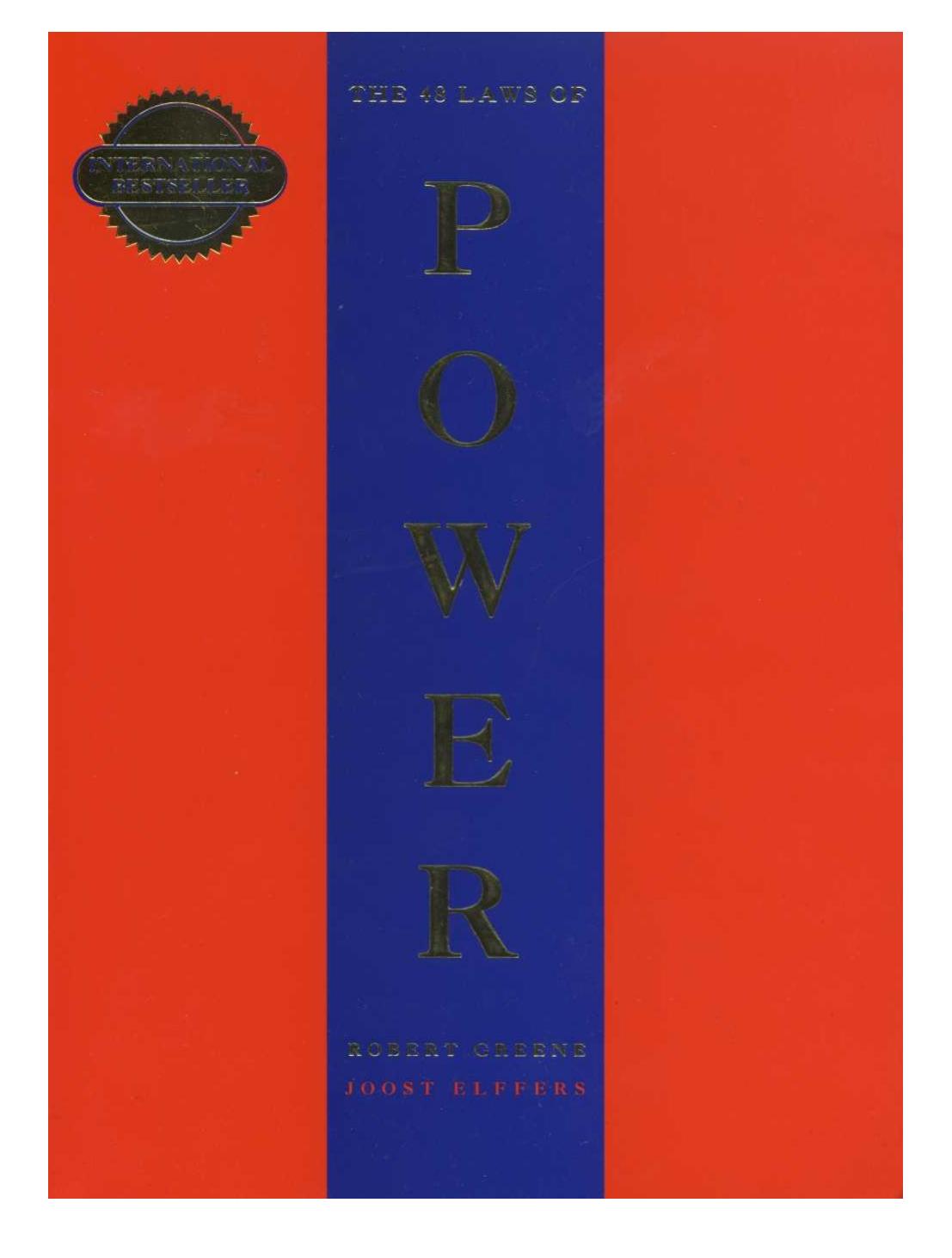 The 48 Laws of Power by Robert Greene; Joost Elffers