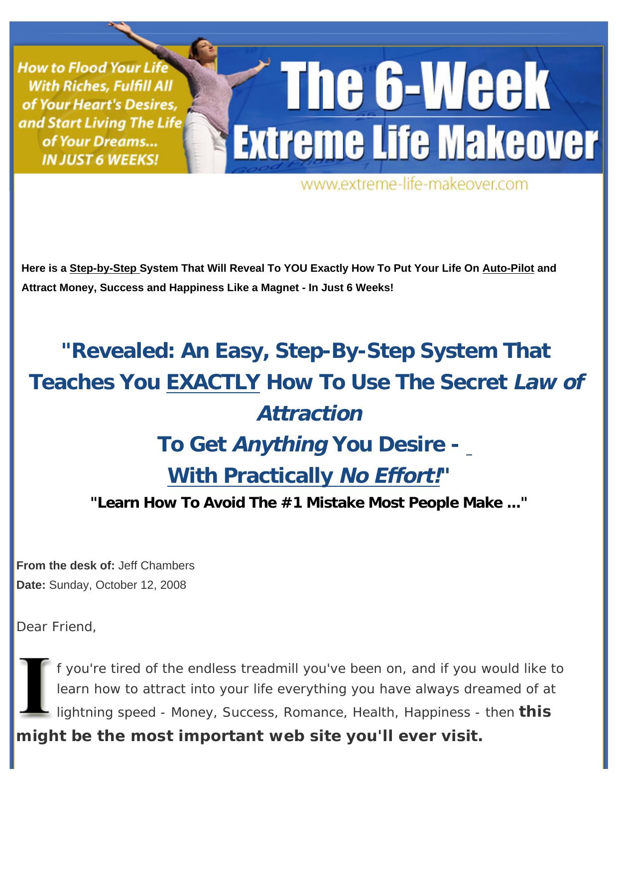 The 6-Week Extreme Life Makeover. by Best of Kuszter's Collection