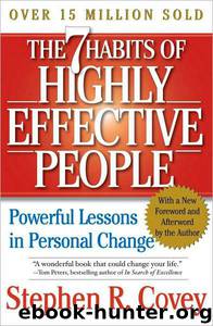 The 7 Habits of Highly Effective People: Powerful Lessons in Personal Change by Stephen R. Covey