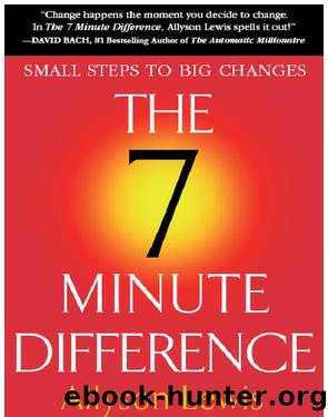 The 7 Minute Difference by Allyson Lewis