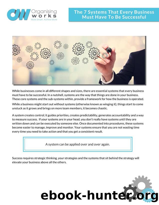The 7 Systems That Every Business Must Have To Be Successful V4 by Farah Bollozos
