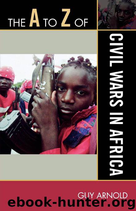 The A to Z of Civil Wars in Africa by Guy Arnold