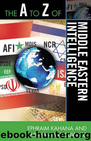 The A to Z of Middle Eastern Intelligence by Ephraim Kahana & Muhammad Suwaed