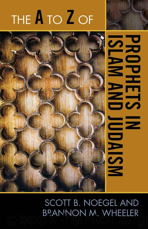 The A to Z of Prophets in Islam and Judaism by Scott B. Noegel & Brannon M. Wheeler