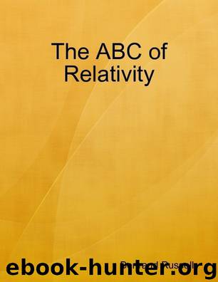 The ABC of Relativity by Bertrand Russell