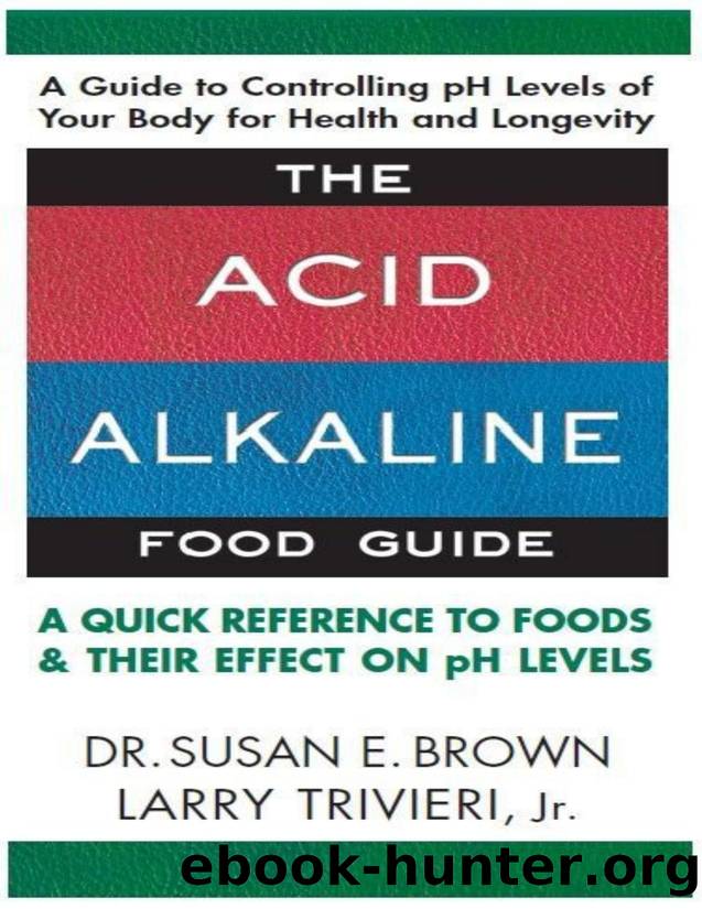 The Acid Alkaline Food Guide: A Quick Reference to Foods & Their Effect on pH Levels by Brown Susan E. & Larry Trivieri Jr
