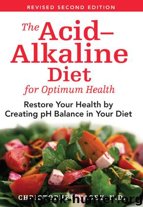 The Acid-Alkaline Diet for Optimum Health by Christopher Vasey N.D