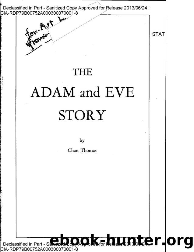 The Adam and Eve Story: The History of Cataclysms by Chan P. Thomas
