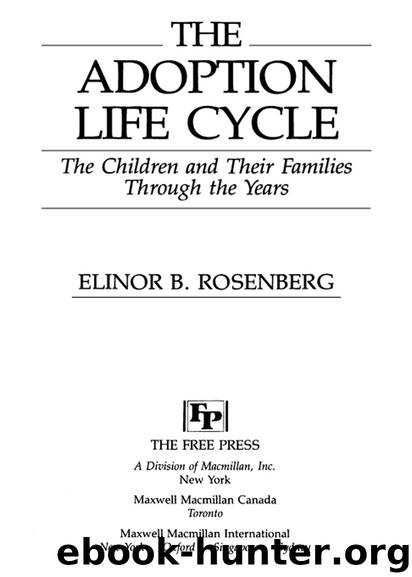 The Adoption Life Cycle by ELINOR B. ROSENBERG