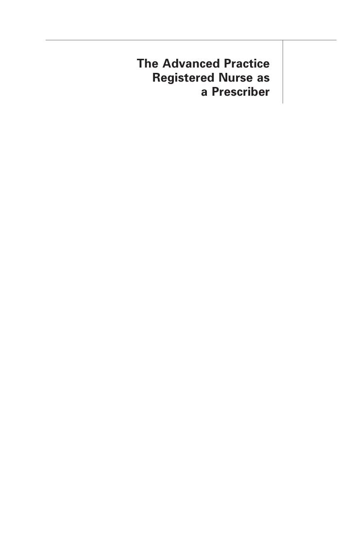 The Advanced Practice Registered Nurse as a Prescriber by Marie Annette Brown Louise Kaplan(auth.)