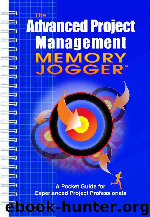 The Advanced Project Management Memory Jogger by Karen Tate & Stackpole Cynthia