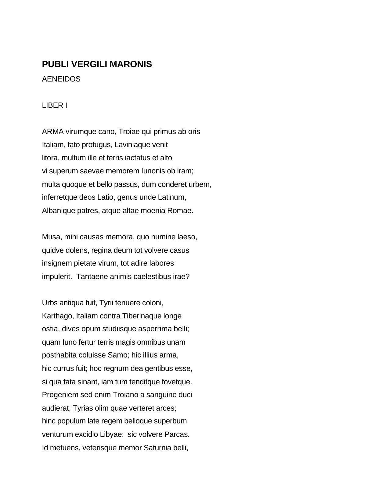 The Aeneid by Virgil