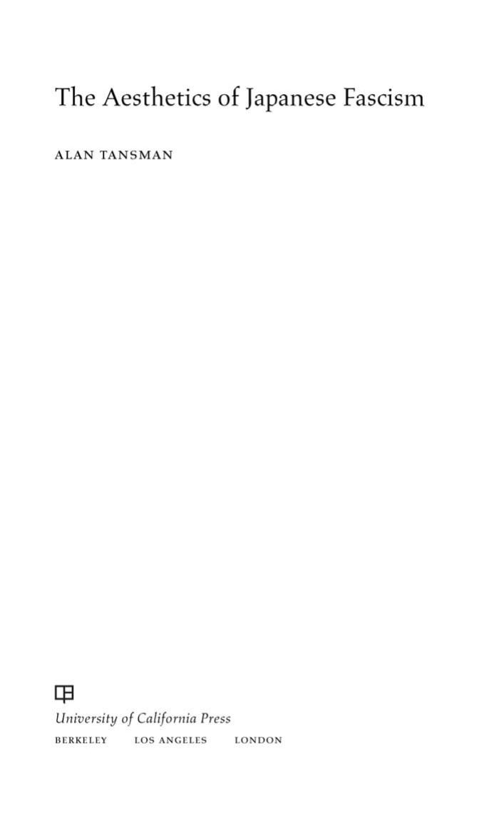 The Aesthetics of Japanese Fascism by Unknow