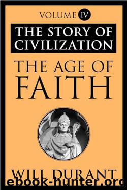 The Age of Faith by Durant Will