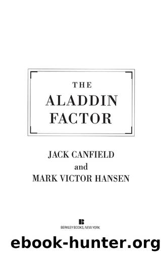 The Aladdin Factor by Jack Canfield & Mark Victor Hansen