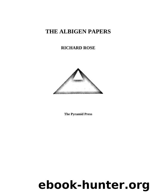 The Albigen Papers by Unknown