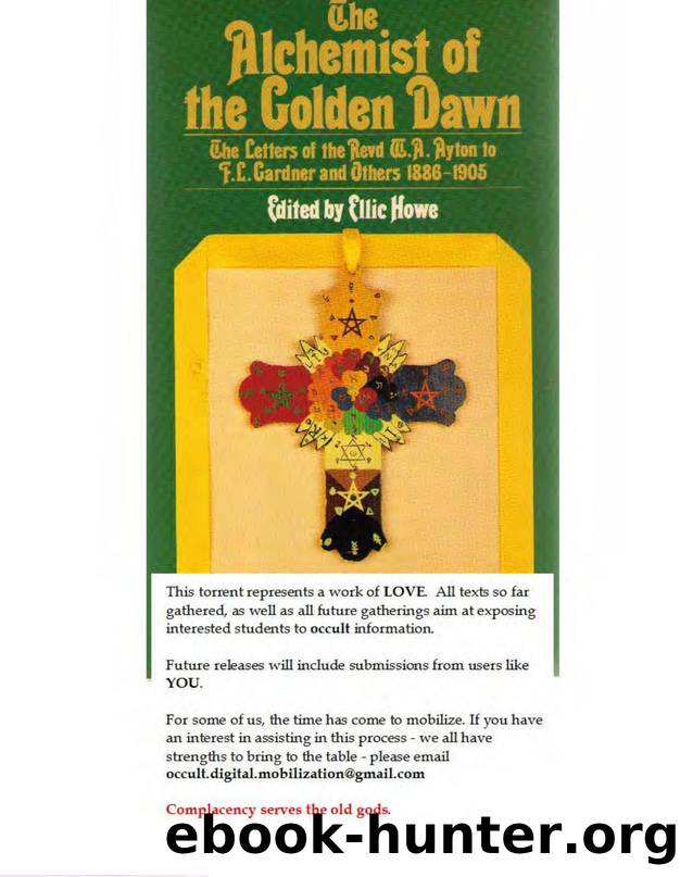 The Alchemist of the Golden Dawn by Ellie Howe