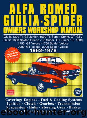 The Alfa Romeo Spider Owners Work Manual by Trade Trade