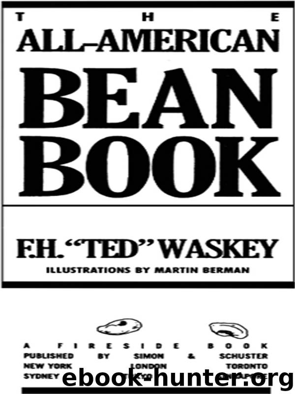 The All-American Bean Book by F.H. Waskey
